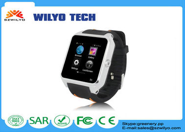 WS83 montres-bracelet androïdes, téléphone portable androïde de montre-bracelet 1,54 OS WCDMA 3g de l'androïde 4,4 de pouce