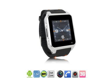 WS83 montres-bracelet androïdes, téléphone portable androïde de montre-bracelet 1,54 OS WCDMA 3g de l'androïde 4,4 de pouce