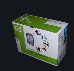 Boîte ondulée colorée de papier de téléphone portable de 7 * 6 * 2,5 pouces avec le logo adapté aux besoins du client